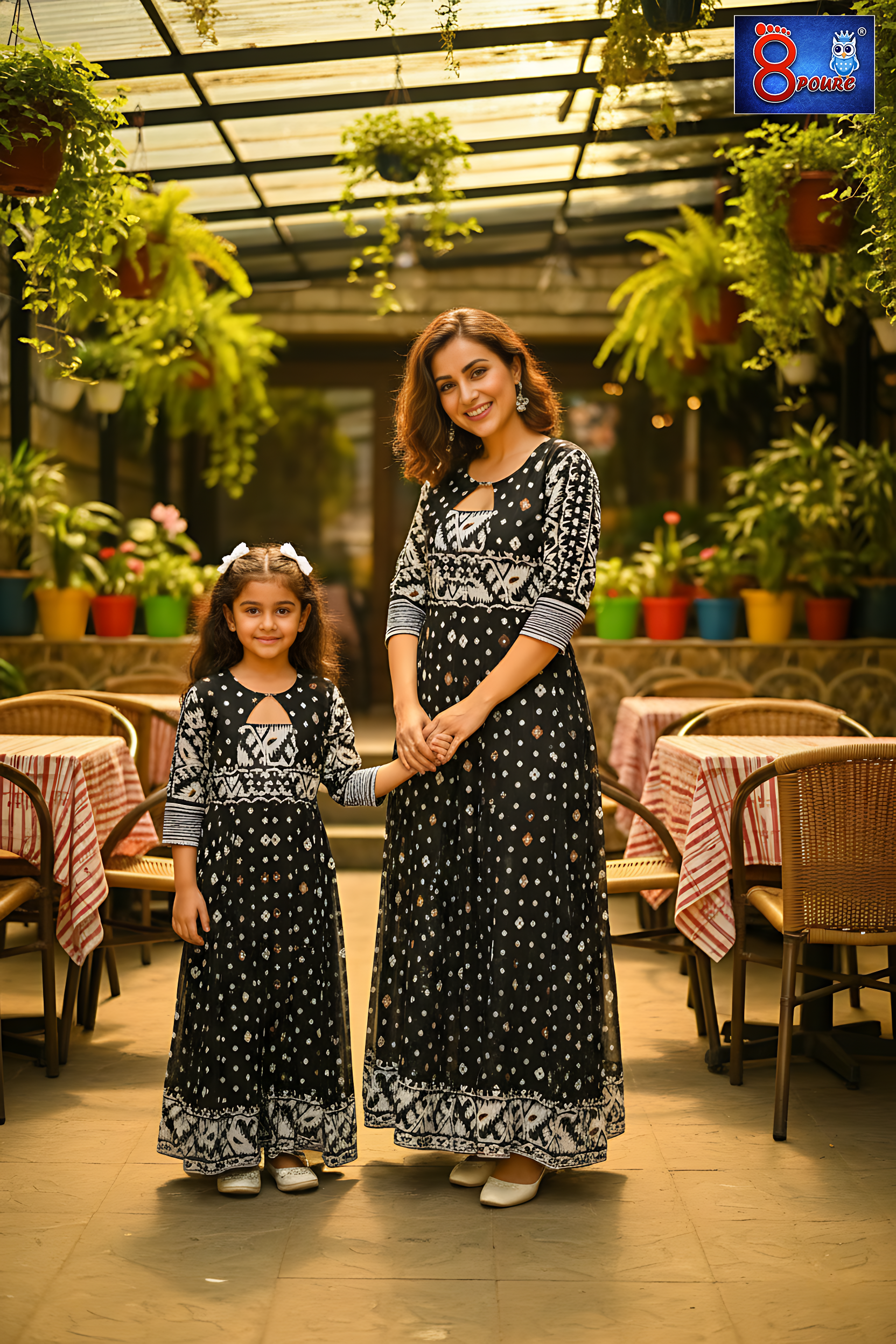 Baby Jamdani Gown | CPT 11 | Black