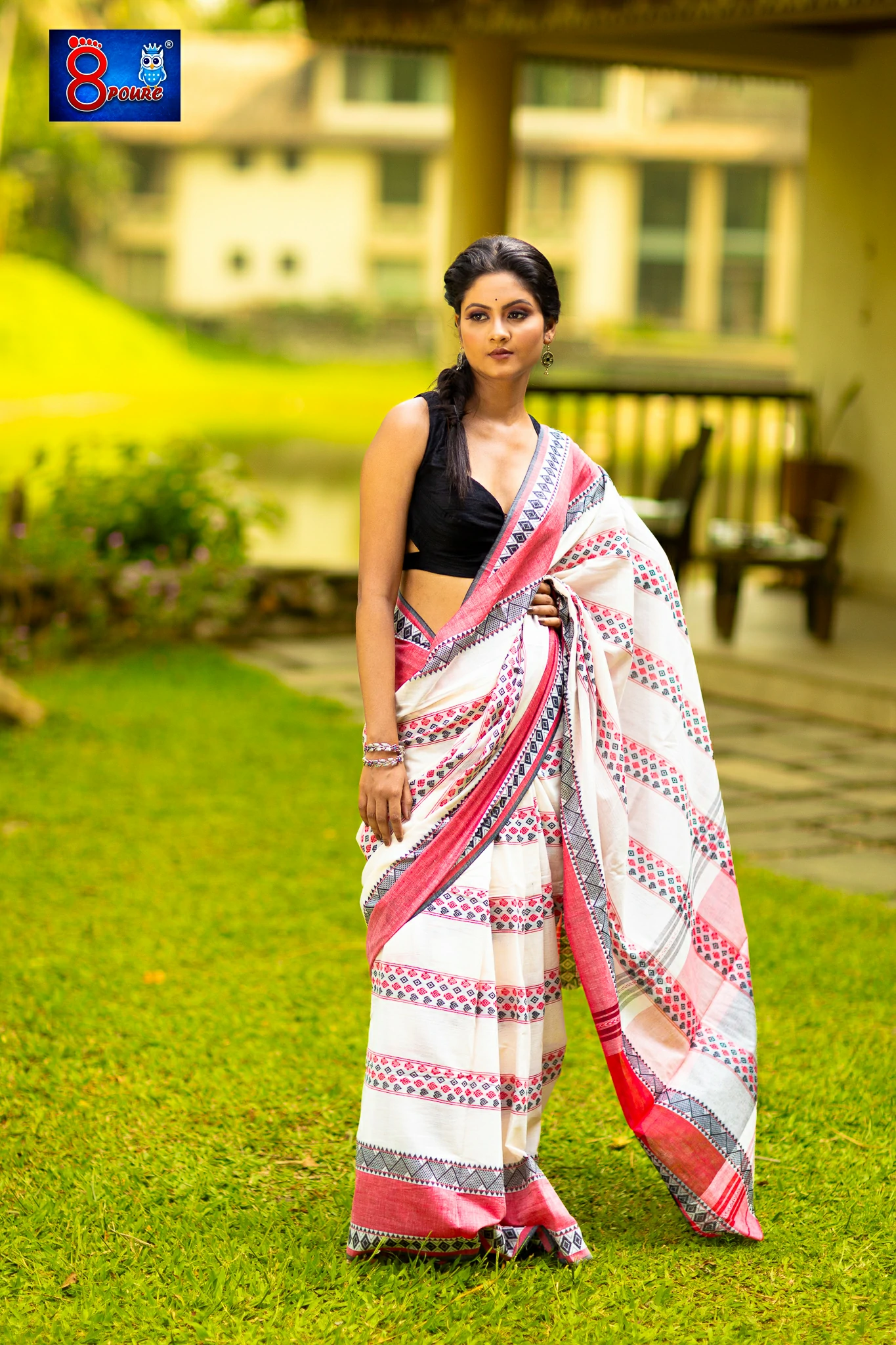 SOHAG - HANDWOVEN PURE KHADI SAREE | OCB 11