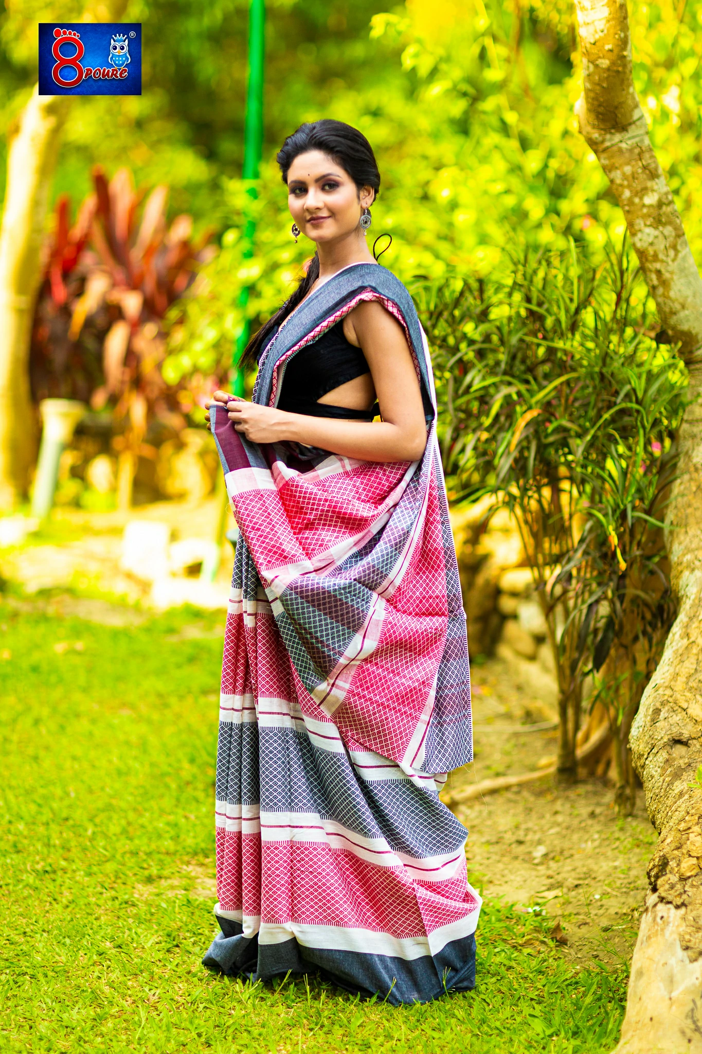SOHAG - HANDWOVEN PURE KHADI SAREE | OCB 12